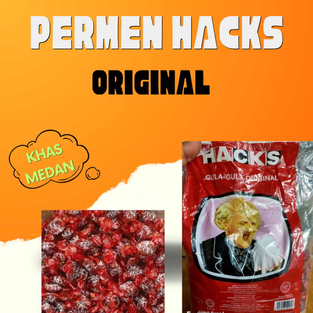 

Permen HACKS Khas Medan Toba Batak LEGEND isi 10 pcs