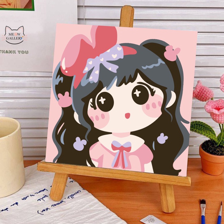 

KODE B32V Paint by Numbers KIT Cute Girl Series 2x2cm