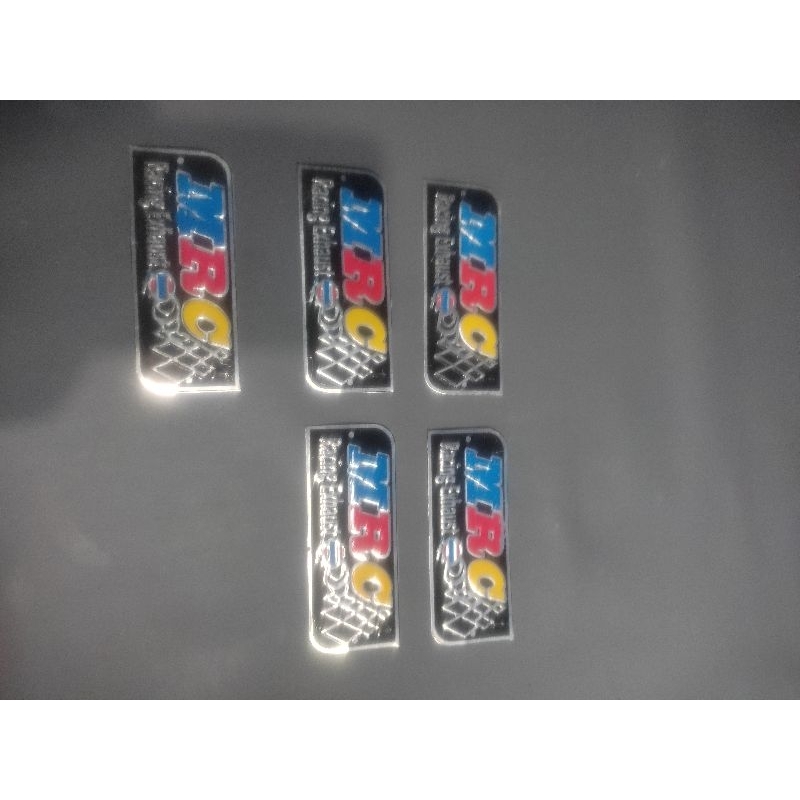 emblem knalpot wrc timbul berkualitas