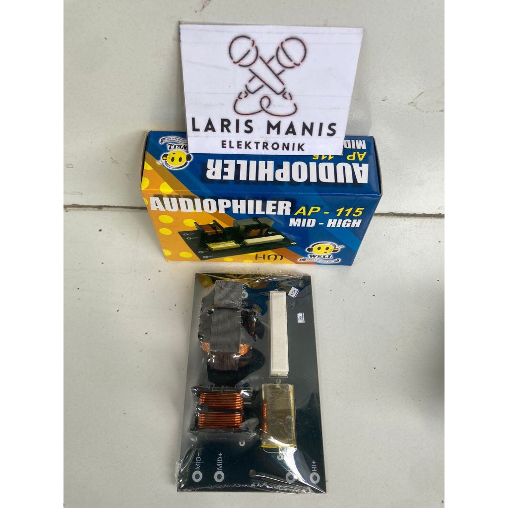 Crossover Pasif AP-115 Audio Philer HZPro HZ Pro Cross Mid Tweeter 2 Way Middle + High Tweeter