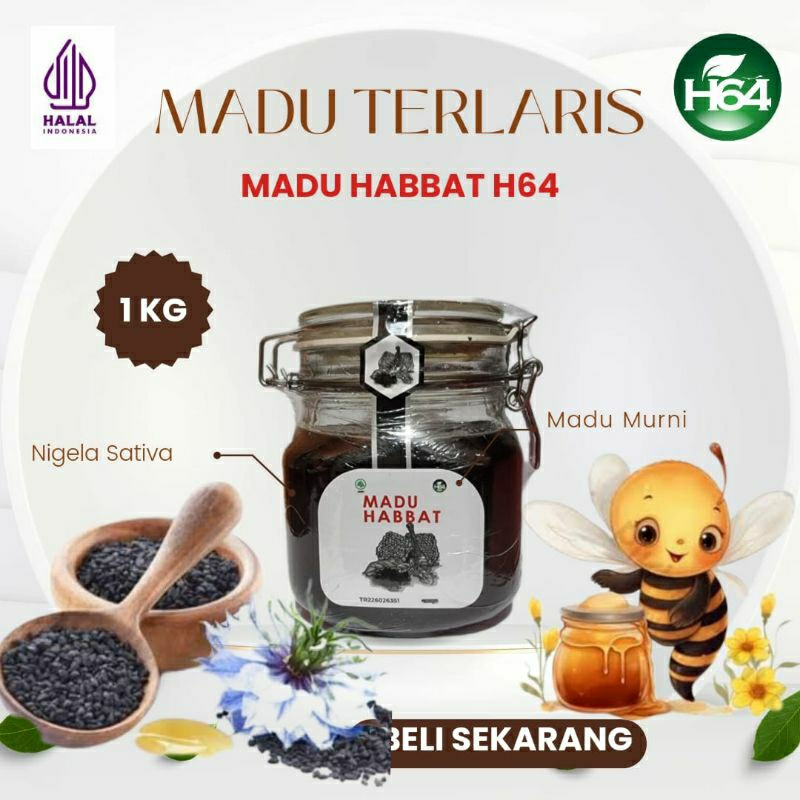 

Madu Habbatussauda H64 Perpaduan Madu Dengan Habbatussauda Jintan Hitam Menormalkan Tekanan Darah Menurunkan Kolesterol Mencegah Penyumbatan Pembuluh Darah Anti Tumor Kanker dan Peradangan Membantu Menurunkan Serangan Jantung