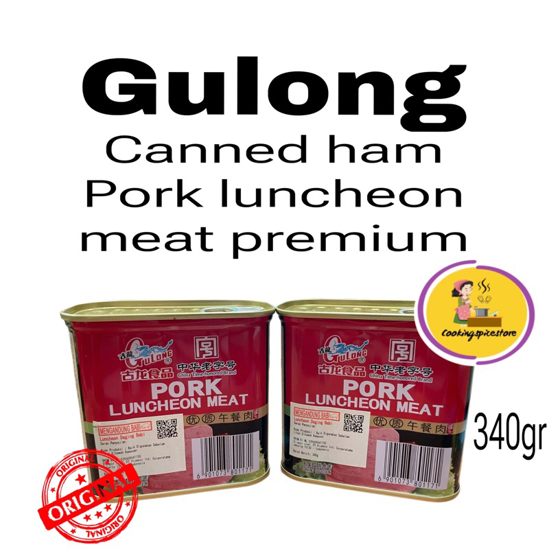 

Gulong Pork Luncheon Meat / Maling Premium Kotak Merah 340 gram