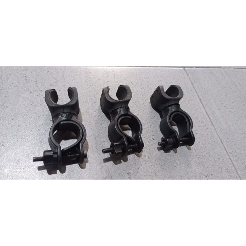 mounting senter/mounting senter telescope/mounting senter sepeda/dudukan senter