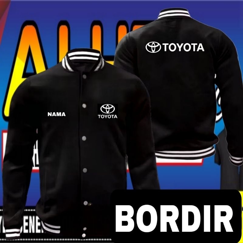 jaket bordir Toyota Jaket mobil Toyota Jaket showroom Toyota Jaket bordir Toyota gazoo racing jaket 