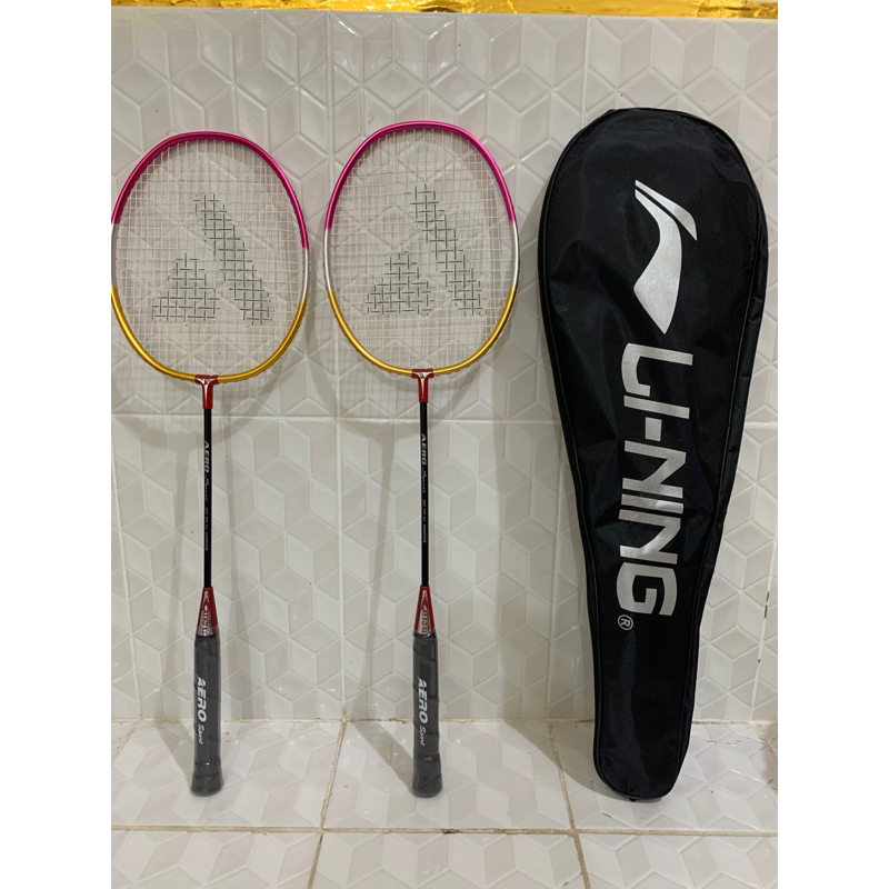 Raket Badminton Sepasang 2 Raket 1 Tas
