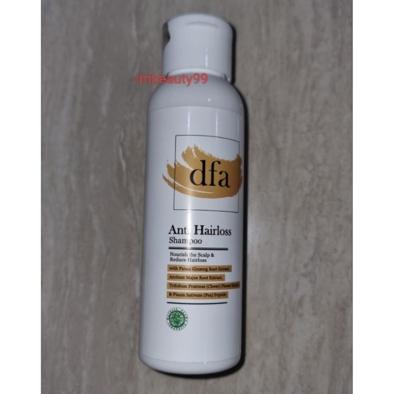 DFA Anti Hairloss Shampoo - shampo anti rontok 100 ml - mencegah & mengurangi kerontokan rambut - BP