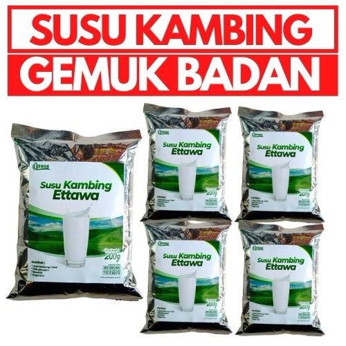 

Susu kambing etawa bubuk 200gram uswah susu penggemuk badan