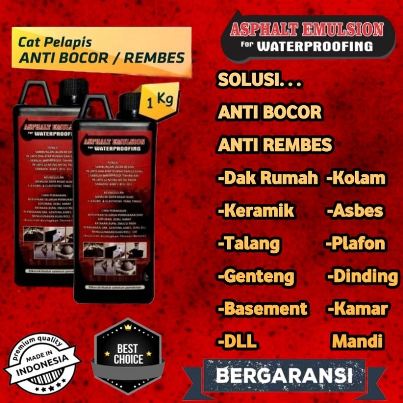 Asphalt Cair anti bocor dan rembes|anti air|Aspal cair|Hitam|Asphalt Emulsoin For Waterfroofing ukur