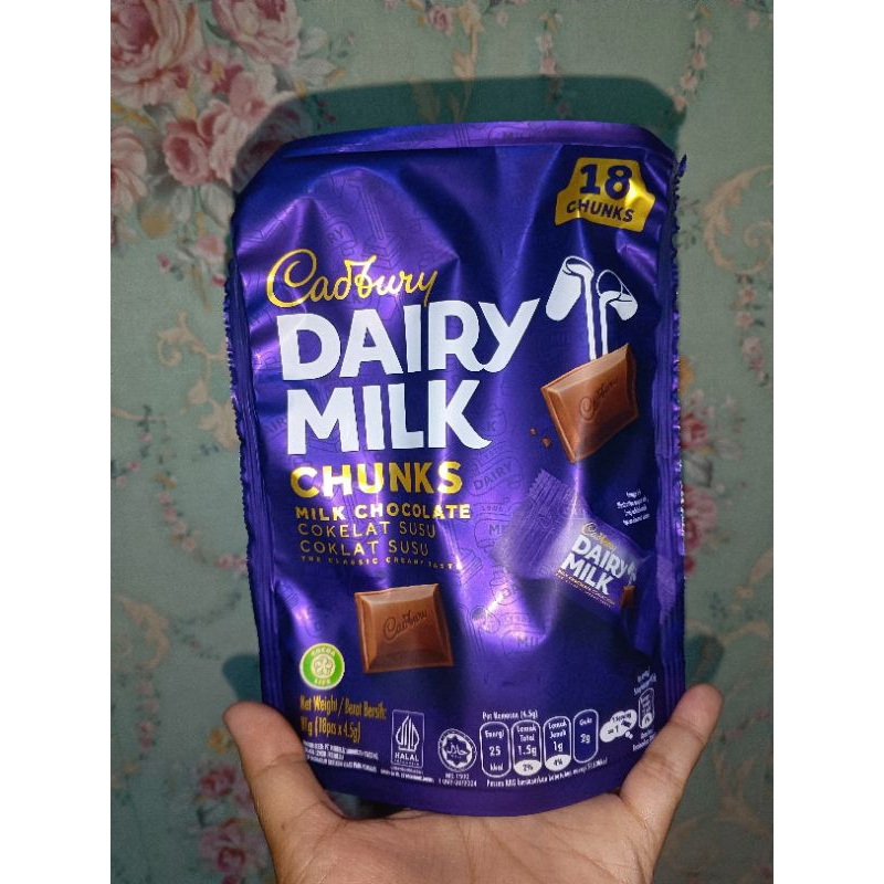 

Cokelat Cadbury Dairy Milk isi 18 pcs exp aman