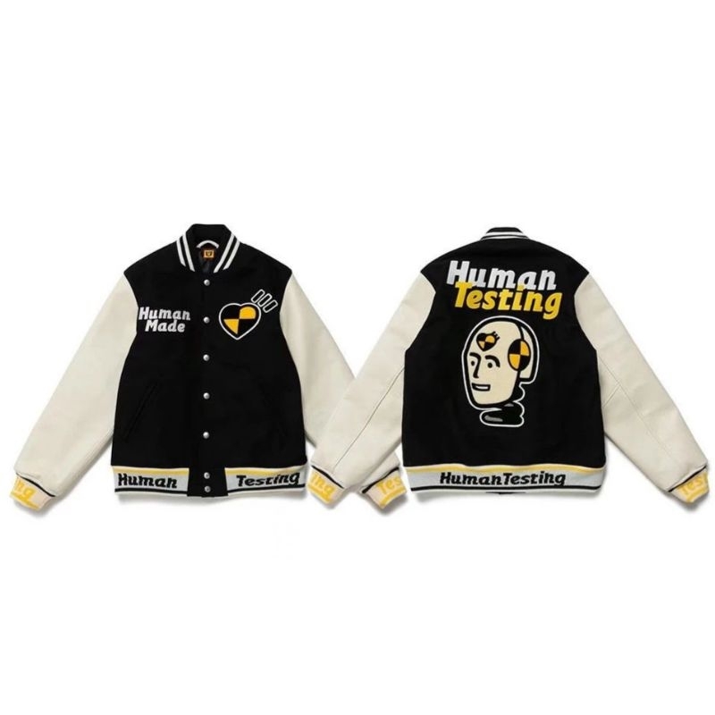 Human Made x Asap Rocky Human Testing Varsity Jacket