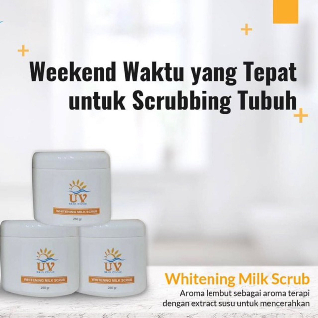 UV SKIN CLINIC Whitening Milk Scrub