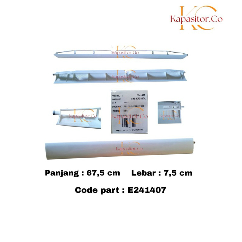 Daun swing ac panasonic 1/2 pk cs-pn5rkj 1407 daun swing ac panasonic 0,5 pk cs-pn5rkj daun swing ac