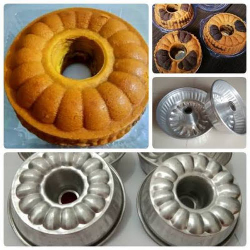 Loyang marmer cake / Loyang bolu marmer / Loyang kue marmer Aluminium ukuran 18 20 22 24 cm
