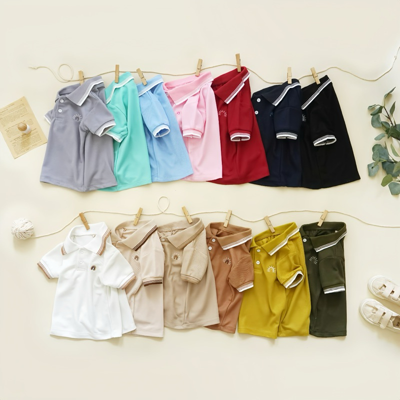 Promo  3.3 ZANE TOP Kaos Polo Kerah Katun Anak Cowo Cewe OOTD