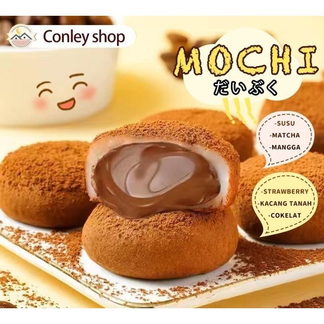 

Mochi Conley Cokelat Lembut dan Kenyal 30gr