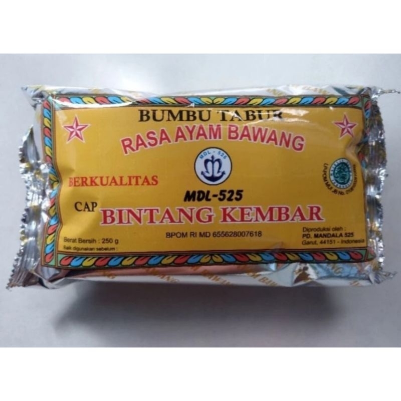 

Bumbu Tabur Instan Rasa Ayam Bawang Cap Bintang Kembar Penambah Rasa Makanan Dan Masakan