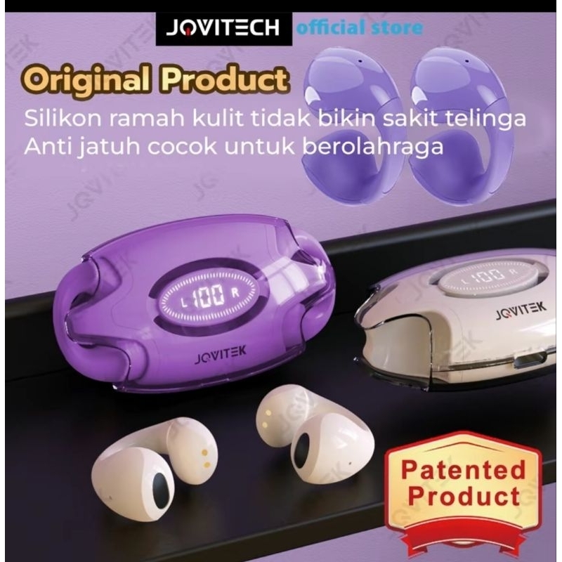 jovitech EP28 EAR clip wireless headset bluetooth EP28 LED display