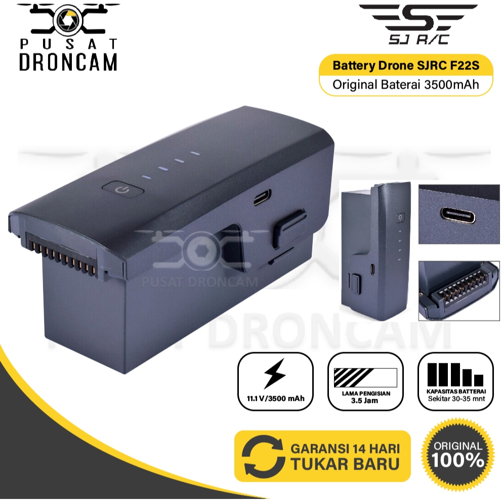 Baterai Drone SJRC F11 4K Pro 11.1V 2500mAh