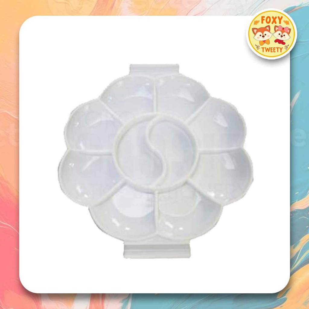 

Palet LEGONG Sakura / Palet Lukis Untuk Mencampur Cat Ukuran 14x13 cm