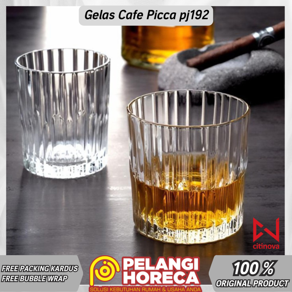 Gelas Cafe Picca | Gelas Cafe | Gelas Cantik | Gelas Estetik | Gelas Kaca Jus | Gelas Kaca Estetik