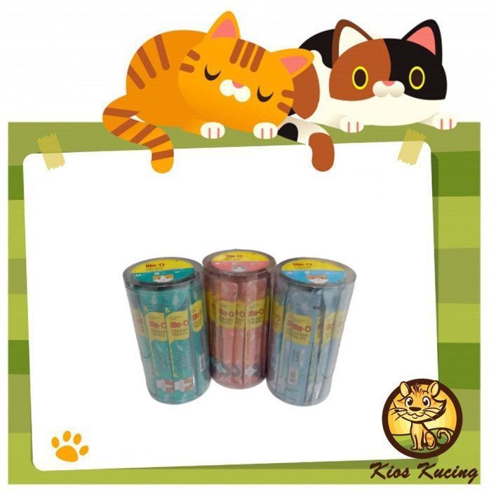 Me-O Creamy Treats 1 Toples (Isi 36 Pcs) Meo Cat Snack creamy Cemilan Kucing