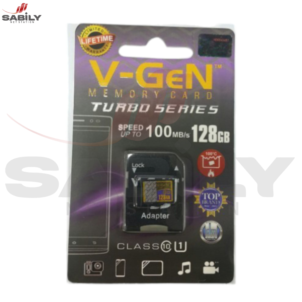 MICRO SD VGEN TURBO 128GB CLASS 10