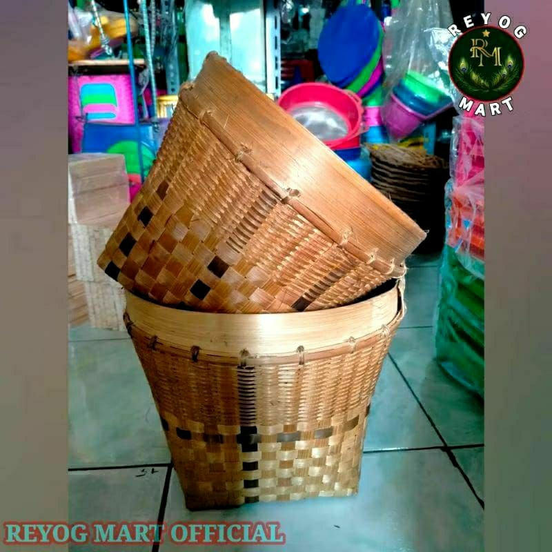 RINJING / TENGGOK / BAKUL JAMU  / WAKUL / ALAT TEMPAT WADAH BAMBU TRADISIONAL