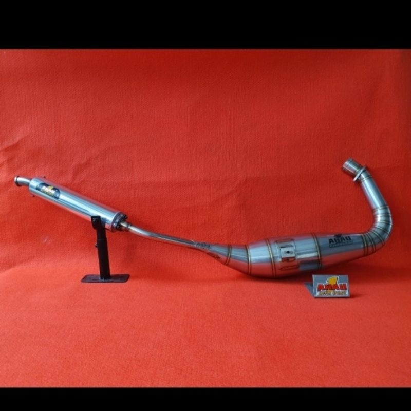 Knalpot Ahau One Ninja R/RR L 39 STD Stainless