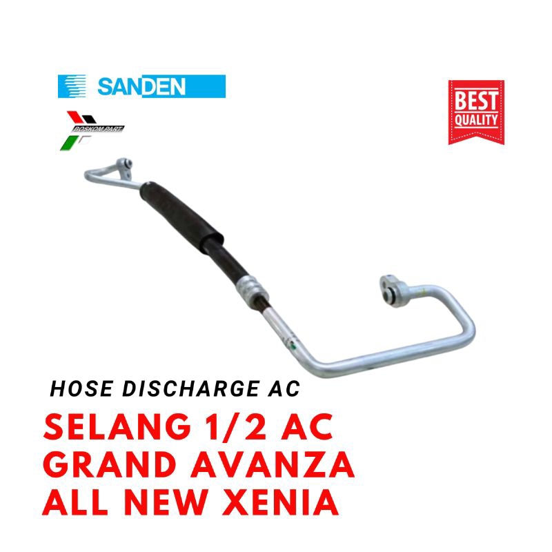 Pipa Selang Ac 1/2 Grand Avanza All New Xenia 2016 up Hose Discharge Selang Pipa 1/2 Sanden Original