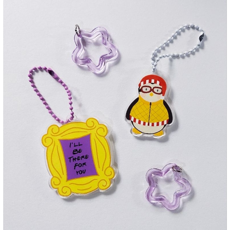 TV Show Friends Keychain / Gantungan Kunci Fanart