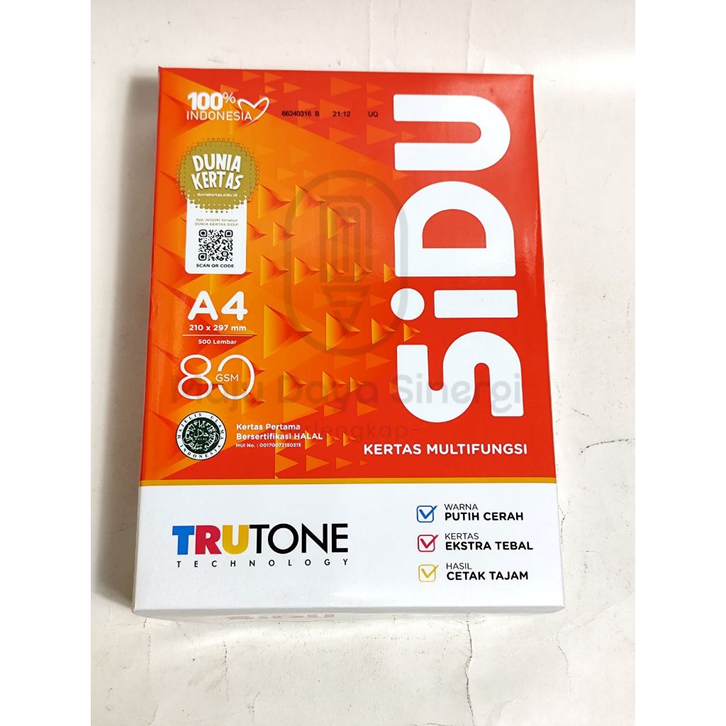 

HVS SINAR DUNIA A4/F4 80 GSM