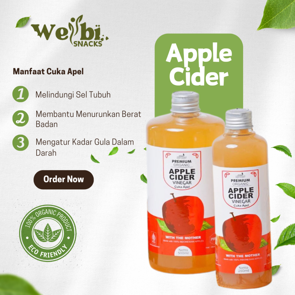 

Cuka Apel Original Suur Lemoen Apple Cider Vinegar Halal Kemasan Botol 250ml dan 500ml