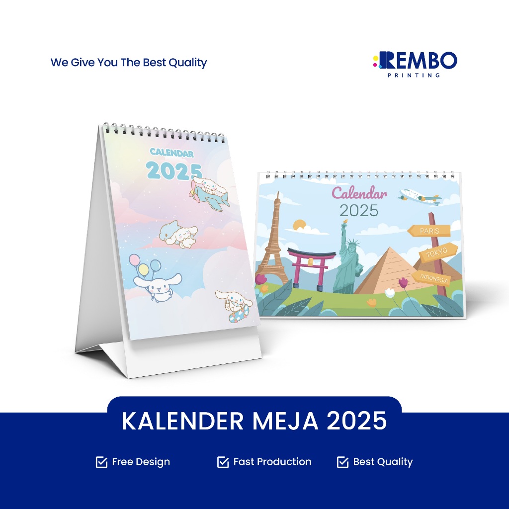 

Kalender 2025 - Kalender Meja - Calendar Meja 2025 Spiral