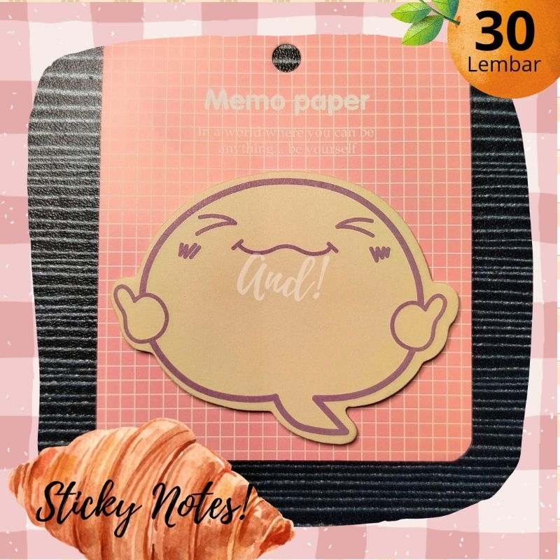 

Sticky Note Bubble speech/Sticky Notes Lucu/Stiky Notes Emoticon/ Kertas Memo