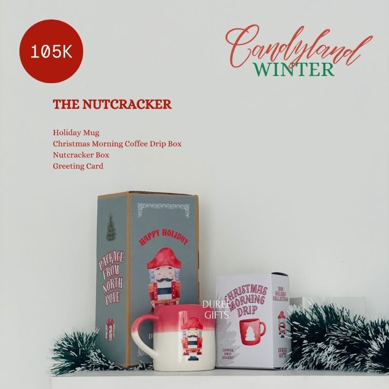 

The Nutcracker set - Hampers Natal & Akhir Tahun Duree Gifts, dengan Ceramic Mug dan Coffee Drip
