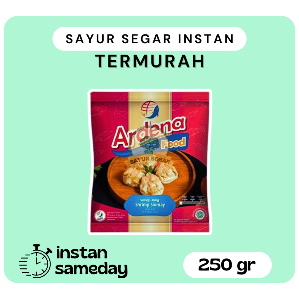 

Ardena Food - Siomay Udang 250gram - Sayur Segar Instan