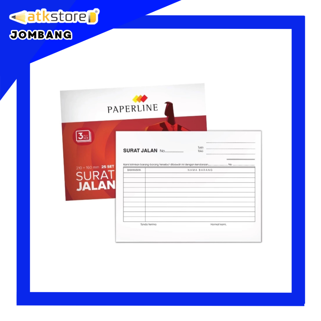 

(PACK) Paperline Surat Jalan NCR 3 X 25 3 PLY 3 Rangkap - Surat Jalan 3 Rangkap - ATJ