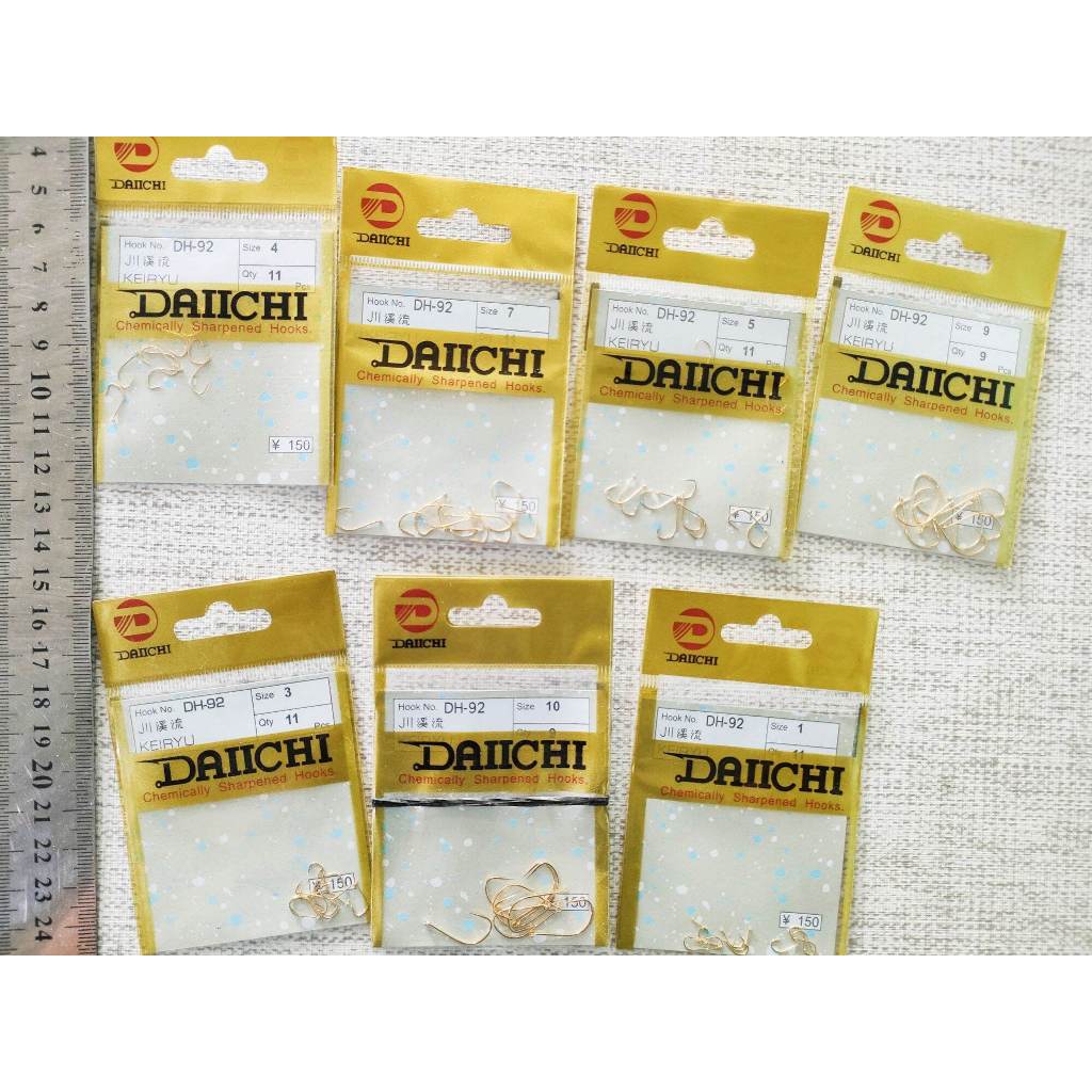 MATA KAIL PANCING DAICHI DH-92 KEIRYU GOLD (Ada Lubang)