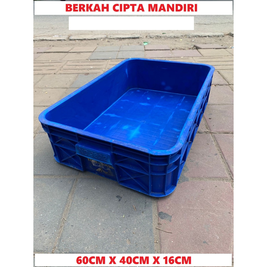 Bak Plastik Tebal / Box Wadah Kotak Penyimpanan / Bak Cincau Bak Ikan Box Rabbit 3322