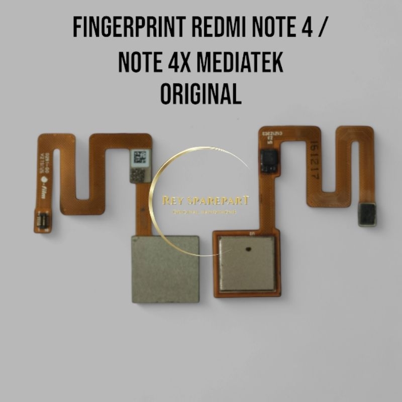 Fleksibel Original Fingerprint Sidik Jari Redmi Note 4 / Note 4x Mediatek
