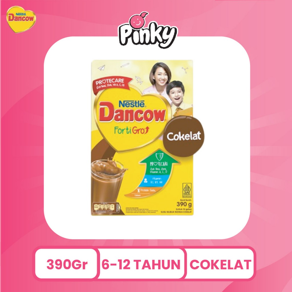 

Nestle DANCOW FortiGro Susu Bubuk Susu Anak Coklat 390gram Pinky Kids Store