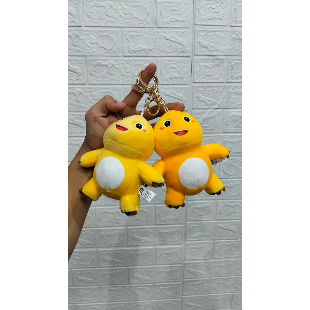 Gantungan Kunci Boneka Naloong - Dino Kuning