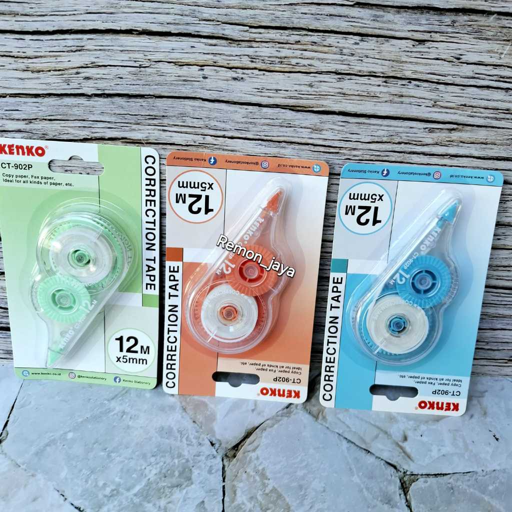 

Kenko CT-902P / Correction Tape Pita Koreksi Pastel Colors [1 PCS]