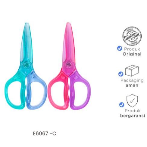 

Deli School Scissors | 6067 Comiko Gunting Plastik Anak Sekolah | 120mm