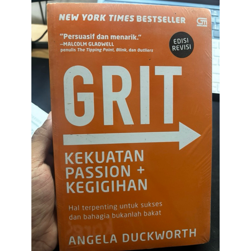 Buku Grit Angela Duckworth Baru New