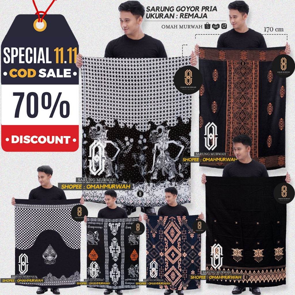 SARUNG GOYOR PRIA / SARUNG SANTRI PUTRA / SARUNG SANTRI / SARUNG PRIA / SARUNG PONDOKAN / SARUNG