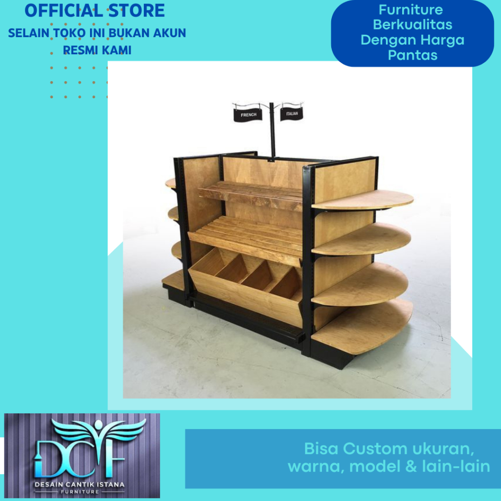 Rak Display Toko Sembako Industrial