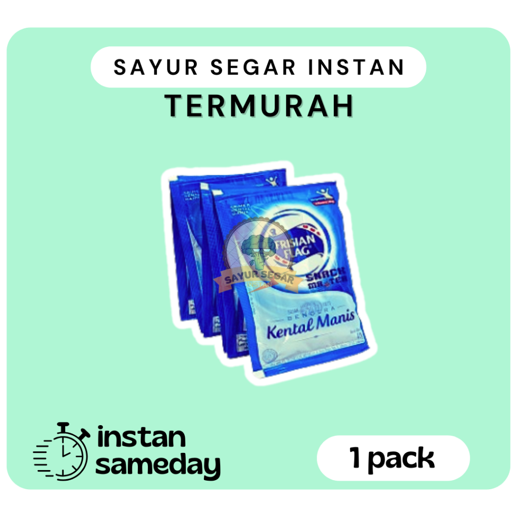 

Frisian Flag / Susu Kental Manis Sachet ( 1pack Isi 6pcs )