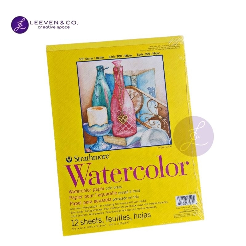 

STRATHMORE WATERCOLOR PAPER PAD CP 300 SERIES 300GSM