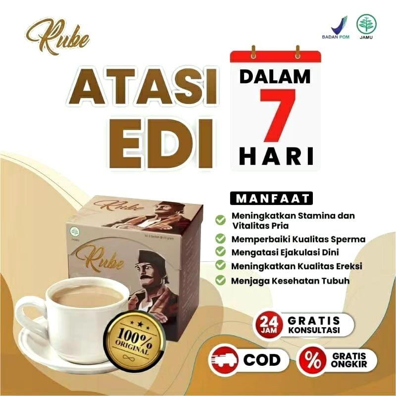 

kopi rube original 1 box 5 sachet kopi multivitamin peria Rube coffe